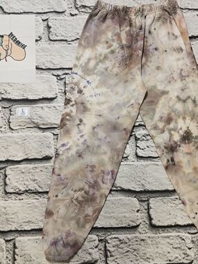 Tie-Dye Ankle Jogger Pants - Neutral Multi